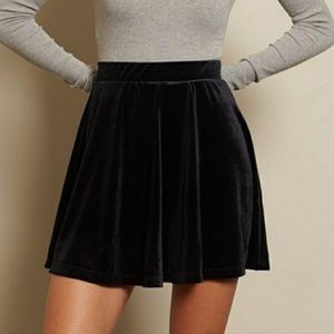 NWOT Velvet skirt